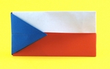 origami Flag of the Czech Republic diagrams