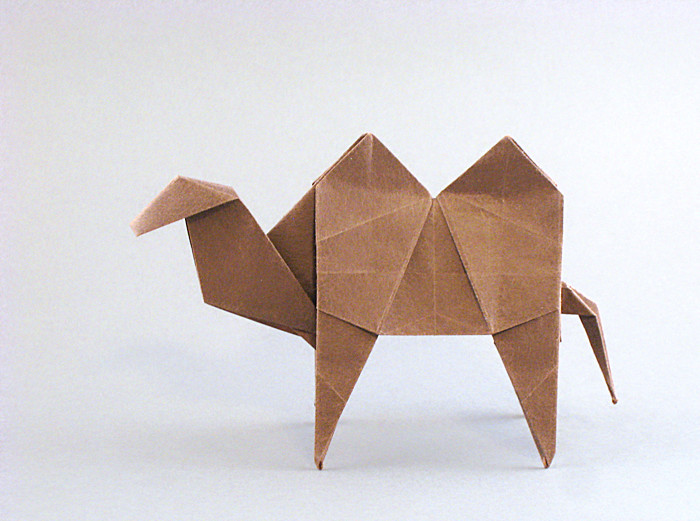 Origami Camel by Miyajima Noboru folded by Gilad Aharoni