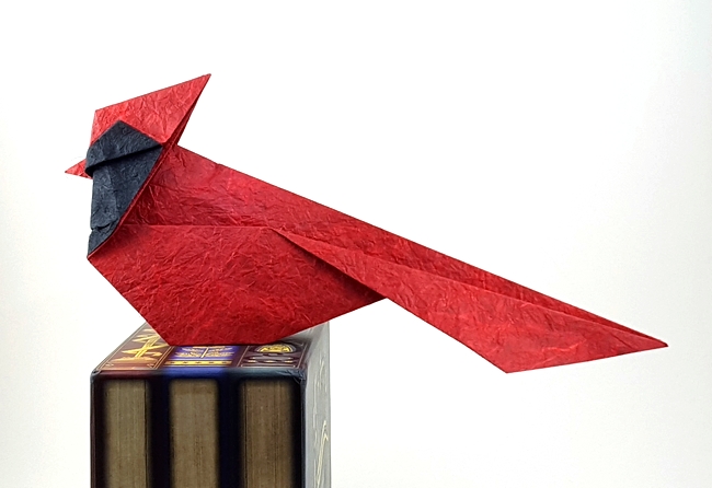 origami cardinal