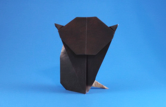 Origami Cat by Makoto Yamaguchi folded by Gilad Aharoni