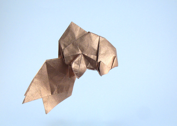 Origami Fantail goldfish by Ares Alanya folded by Gilad Aharoni