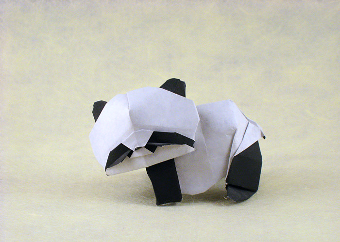Origami Panda by Alfredo Giunta folded by Gilad Aharoni