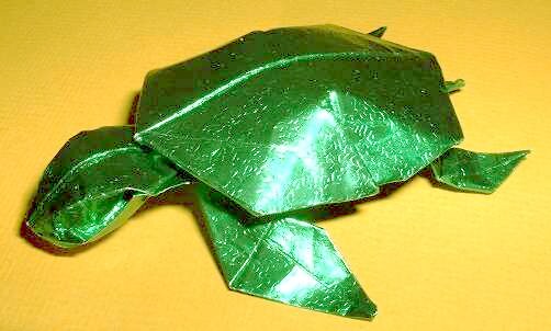 Origami Turtle 8 by Juan Gimeno folded by Gilad Aharoni