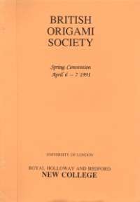 BOS Convention 1991 Spring book cover