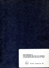 Cover of Origami USA Convention 1983