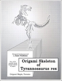Origami Skeleton of a Tyrannosaurus Rex book cover