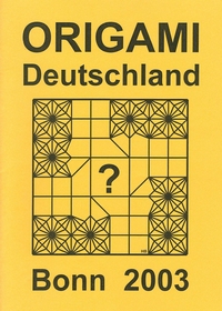 Origami Deutschland 2003 book cover