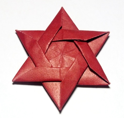 Origami Star of David by Fred Rohm on giladorigami.com