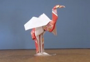 Origami Sacred ibis by John Montroll on giladorigami.com