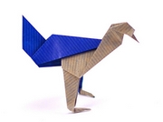 Origami Bowing bird by Jeff Beynon on giladorigami.com
