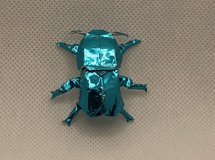 Origami Scarab beetle by Robert J. Lang on giladorigami.com