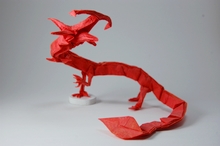 Origami Chinese dragon by Matt LaBoone on giladorigami.com
