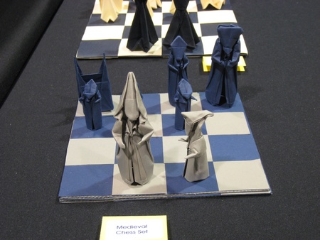 Origami Chess set - medievel by Max Hulme on giladorigami.com