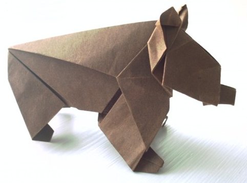 Origami Bear by Edwin Corrie on giladorigami.com
