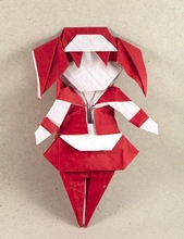 Origami Housemaid by Chen Xiao on giladorigami.com