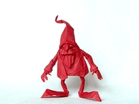 Origami Dwarf by Eric Joisel on giladorigami.com