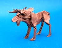 Origami Bull moose by Robert J. Lang on giladorigami.com