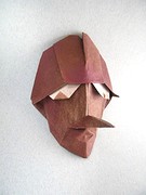Origami Pinocchio mask 2 by Giang Dinh on giladorigami.com