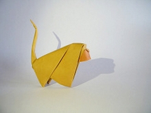 Origami Monkey by Giang Dinh on giladorigami.com