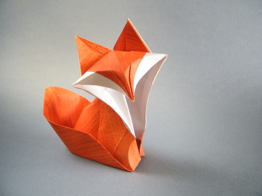 Origami Fox cub by Hoang Tien Quyet on giladorigami.com