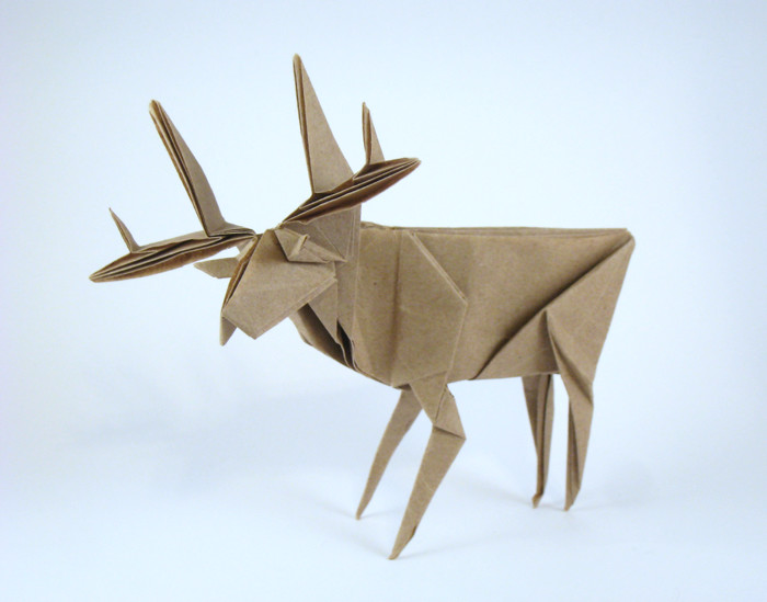 Origami Moose Montroll John Deer Instructions Gilad Animals Simple ...