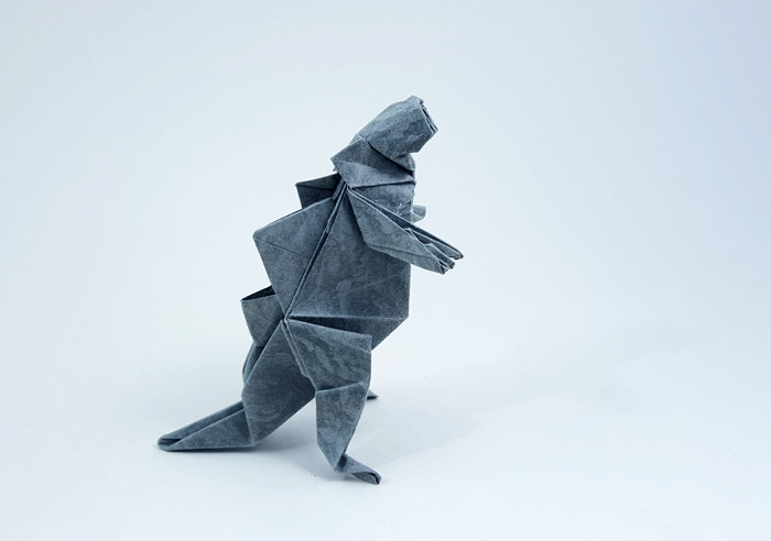 Origami Godzilla Easy