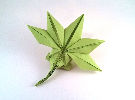 Wartoon Flower Maple Leaf Origami Stars Paper and Luminous Four-Leaf Clover Paper Set 1820 Sheets