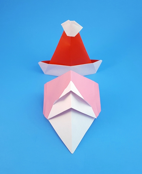 origami santa hat