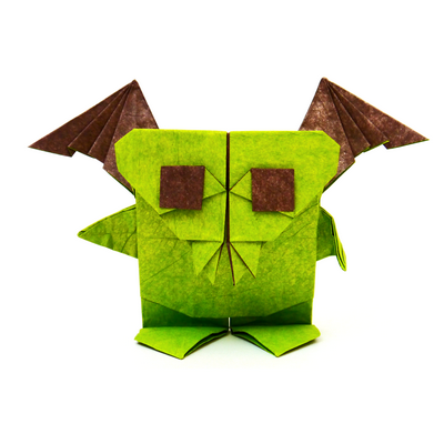 Origami Cutethulhu by Peter Buchan-Symons on giladorigami.com