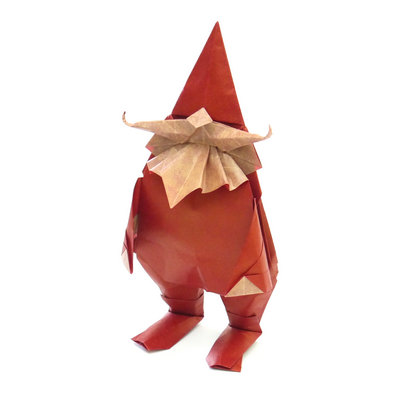 Origami Gnome by Peter Buchan-Symons on giladorigami.com