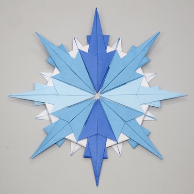 Origami Spectral Starburst by Matthew Green on giladorigami.com