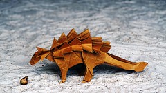 Origami Ankylosaurus by Gotani Tetsuya on giladorigami.com