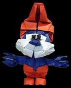 Origami Papa Smurf by Carlos Gonzalez Santamaria (Halle) on giladorigami.com