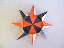 Origami 3D star by Franco Pavarin on giladorigami.com