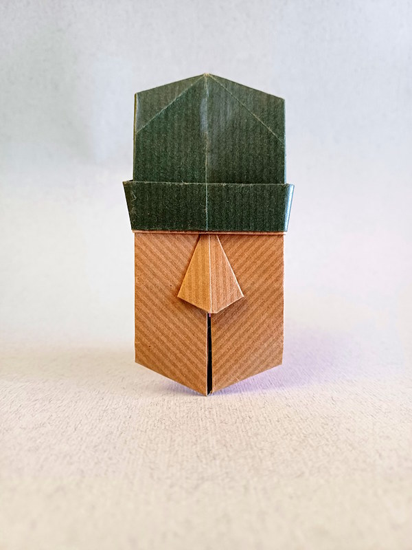 Origami Leprechaun by David Petty on giladorigami.com