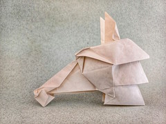 Origami Horse head by Adria Pons on giladorigami.com