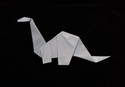 Origami Apatosaurus by Matsuno Yukihiko on giladorigami.com