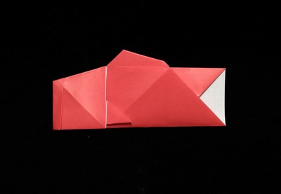 Origami Carp streamer chopstick envelope by Yamada Katsuhisa on giladorigami.com