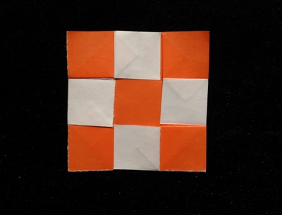 Origami Checkered pattern by Ishibashi Minako on giladorigami.com