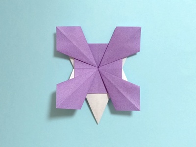 Origami Cornflower by Traditional on giladorigami.com