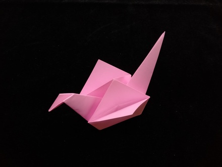 Origami Crane double candy-nut dish by Shirley Johannesma on giladorigami.com