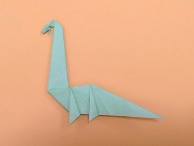 Origami Dinosaur by Koya Ohashi on giladorigami.com