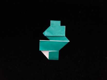 Origami Dollar sign by Katsushi Nosho on giladorigami.com