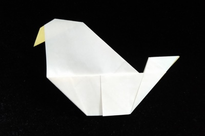 Origami Dove with pocket by Aoyagi Shoko on giladorigami.com