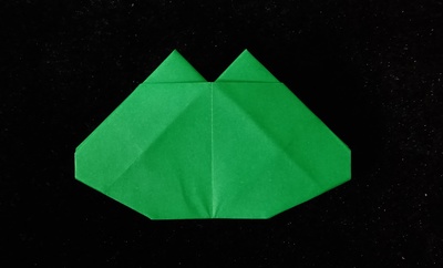 Origami Frog-shaped purse by Kawate Ayako on giladorigami.com