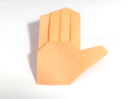 Origami Hand by Bodo Haag on giladorigami.com