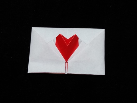 Origami Pop-up love card III by Sy Chen on giladorigami.com