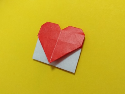 Origami Heart envelope by Sato Yoko on giladorigami.com