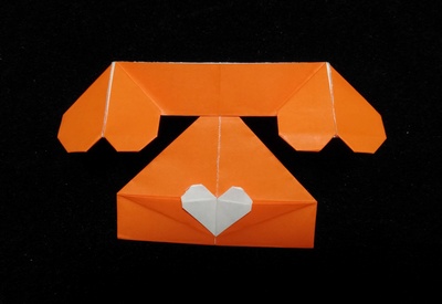 Origami Heart phone by Francis Ow on giladorigami.com