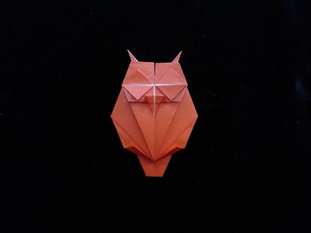 Origami Horned owl by Nishimura Kazuhiko on giladorigami.com